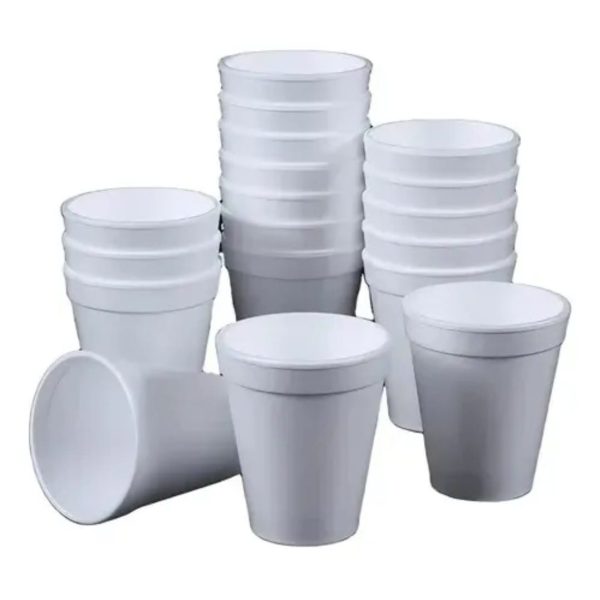 Vasos de plumavit